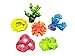 Artificial Fake Coral Miniature Reef for Fish Tank Decorative Aquariums Multiple Styles Resin Small Decorations Tiny Pieces(6 pcs)