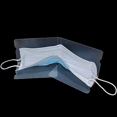 20 Pcs Mask Keeper,Portable Masks Storage Clip Reusable Masks Organizer，Easy to Clean，Reject Secondary Pollution
