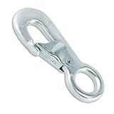 5000 LB Test Industrial Forged Steel Snap Hook - Non-Rust Zinc Galvanized