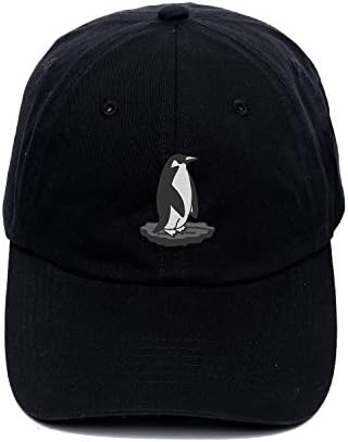 Womens Baseball Caps PENGUIN ANIMALS Embroidered Washed Hats
