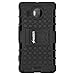 Amzer Hybrid Warrior Impact Resistant for Microsoft Lumia 950 XL - Retail Packaging - Black