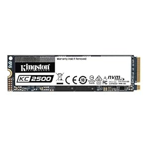 Kingston KC2500 NVMe PCIe SSD -SKC2500M8/2000G M.2 2280 Internal – PCI Express NVMe (PCI Express NVMe 3.0 x4)