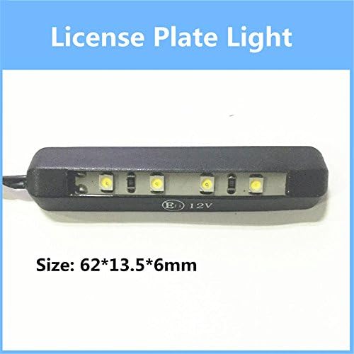 MotoautoLED (4) 4PCS 3528SMD White LED Tag Light Fender Eliminator LED License Plate Light Motorcycle
