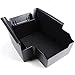 Black Durable Rubber Arm Rest Secondary Storage Box Tray Center Console for 13 14 15 16 Ford Escape Kuga