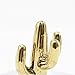 Purzest Ceramic Ring Holder Dish Home Decor Organizer,Cactus,Gold/White