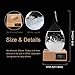 3DHOME Transparent Waterdrop Storm Glass with Pure Wooden Base, Weather Predictor, Creative Choice, Most Unique Decorations on Various Occasion. (X-Large(New))