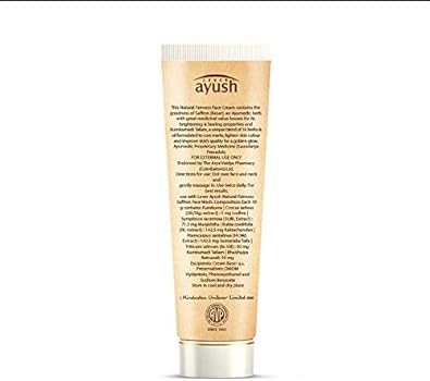 ayush natural fairness saffron face cream