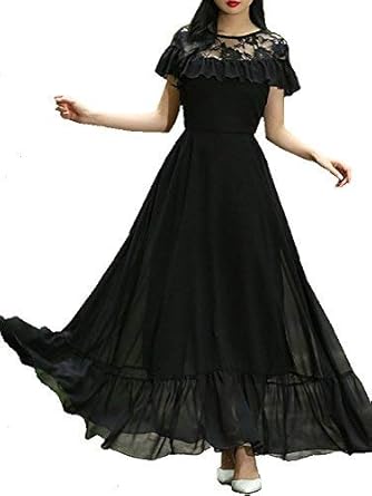 black frock long