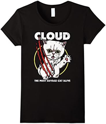 Women's PopularMMOs "Savage Cloud" Tee Navy Large Black