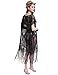 Summer Beach Cover Ups for Women Sexy Lace Long Maxi Tunic Oversize Loose Swimwear Swimsuit Bikini Dress with Tassel Black