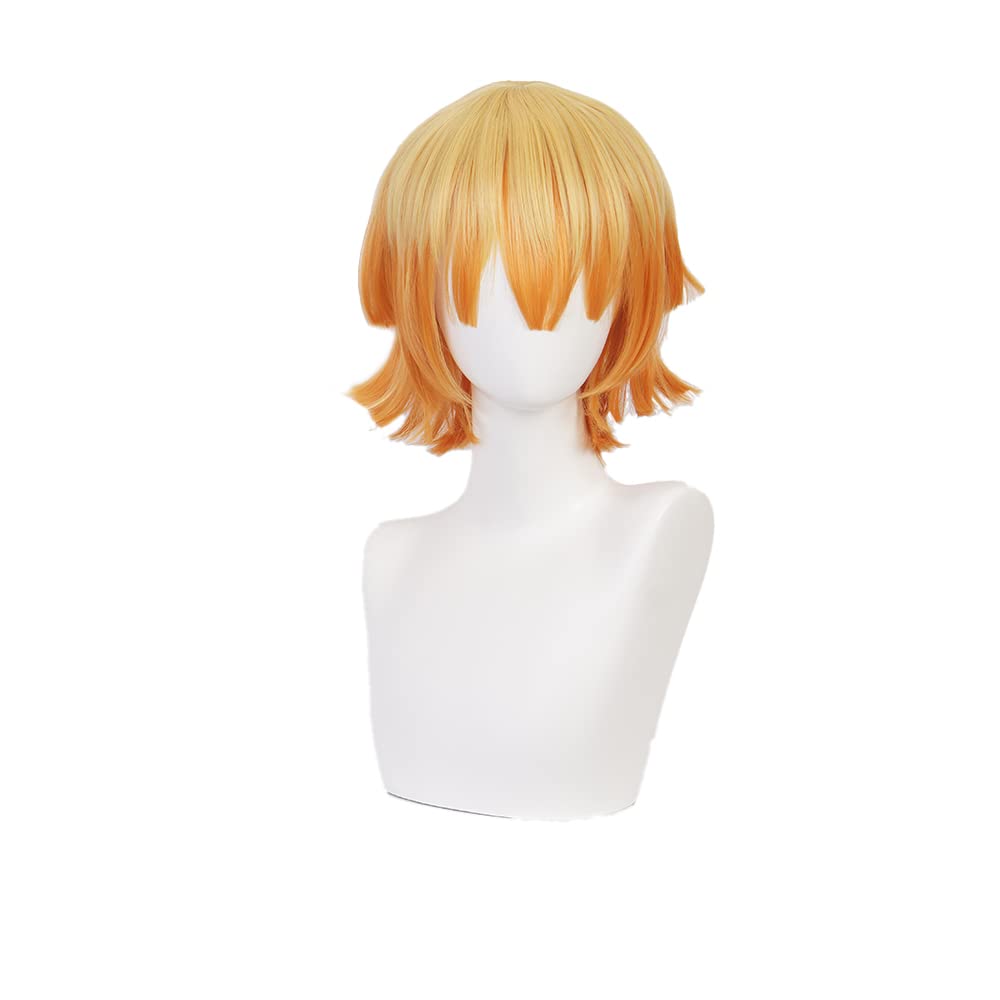 OSIAS Agatsuma Zenitsu Cosplay Wig for Man and Boys