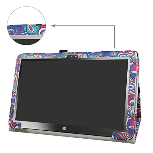 Insignia 11.6 NS-P11W7100 / NS-P11A8100 Case,Mama Mouth PU Leather Folio Stand Cover for 11.6" Insignia 11.6 NS-P11W7100 / NS-P11A8100 11.6 Inch Windows 10 Tablet PC,Mushroom Fantasy