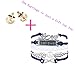 Nurbo Handmade Love Owl wings Multilayer Knit Leather Rope Chain Bracelet