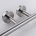 KES Bath Double Roll Toilet Paper Holder Wall Mount Dual Tissue Hook SUS304 Stainless Steel, Brushed Finish, BPH202S2-2