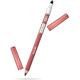 Pupa Milano True Lips Blendable Lip Liner - Dual-Ended Matte Lining Color and Brush - Light and Creamy, Hydrating, High Pigment, Smudge Proof Formula - Paraben Free - 031 Coral - 0.042 oz