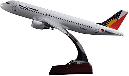 Marrsto 37Cm Resin A320 Philippines Airlines Model A320 Airplane Airbus Model Philippines International Airways Aviation Plane Model Toy