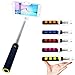 Selfie Stick,Dizaul®No Battery cable selfie monopod for iphone/samsung/htc&other smartphones.Extendable Handheld with built-in remote camera shutter