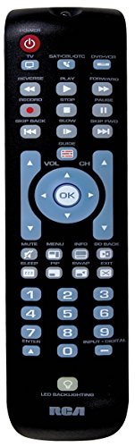 RCA RCARCRN03BR 3-Device Backlit Universal Remote