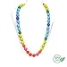 Teether - Rainbow Silicone Teething Nursing Necklace for Mom & Baby - BPA free - Latex Free