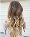 Heahair® Full Head Clip in Hair Extensions Ombre One Piece 2 Tones Wavy Curly Black Brown Blonde (Chocolate Brown to sandy Blonde)
