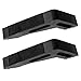 Tall Door Stopper, Rubber Large Door Stop Wedge For Big Door Gaps to Help Fix The Door For Home Office, Works on All Surfaces, Heavy Duty Non-Scratching Door Stop -Thick Type Design Black-2 Pack