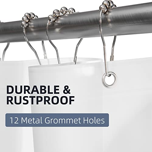 Titanker Extra Long Shower Curtain Liner 72 x 84 Plastic Frosted Shower