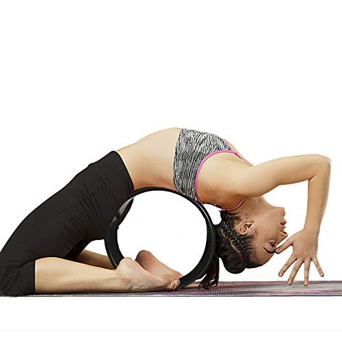 Amazon.com : Flashing Print Dharma Wheel Yoga Wheel Fitness ...