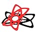 Bike Mobile Phone Security Rubber Bands Grips Replacement Rubber Silicone Straps for Universal Bike Motorcycle Handlebar Fits All iOS Android Smartphone GPS other Devices 2pcs(Black & Red)