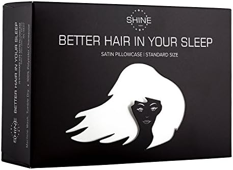 Night SHINE by Satin Beauty Pillowcase (White)