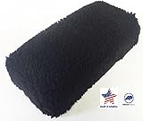 Allman Premium Black Fleece Knee Walker Cover - NEW 1" dense foam insert