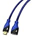 Ultra Clarity Cables HDMI Extension Cables, 3ft, 6ft, 10ft, 15ft, 20ft, 25ft (1.5 ft, Blue, 2)