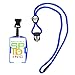 Metal Detector Friendly Lanyard with Badge Holder - 2 Card Display - Double Sided Open Face Horizontal/Vertical - Breakaway Cord - Detachable Plastic Clip - Quick Release Buckle by Specialist ID