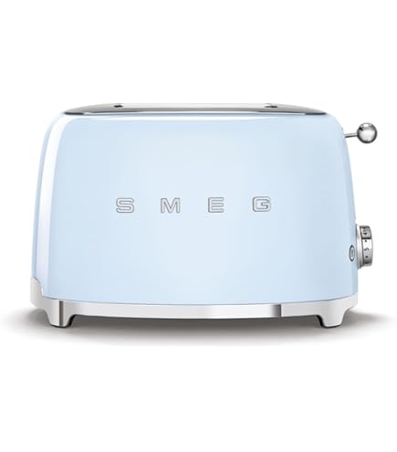 Amazon.com: SMEG 2 Slice Toaster and Sandwich Rack Combo, Pastel