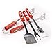 Louisville Cardinals NCAA 4-Piece Stainless Steel BBQ Set