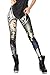 Timemory Women's Chic Ugly Santa Christmas Leggings Funny Costume Tights