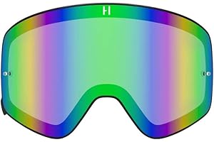 Havoc Racing Infinity Lenses - Interchangeable Magnetic Replacement Lenses - Anti-Fog, Anti-UV, Anti-Scratch Wide Goggle Lens