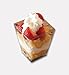 48 2oz. Plastic Clear Square Stylish Mini Dessert Cups, 2oz Shot Plastic Glasses,