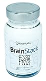 BrainStack 3.0 All-Natural Brain Health, Concentration & Memory Support Supplement Non-Habit-Forming Formula