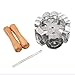 FCOZM Metal Revolving Donut Cutter Maker Machine Mold Pastry Dough Baking Roller For Cooking Baking (Aluminum2)