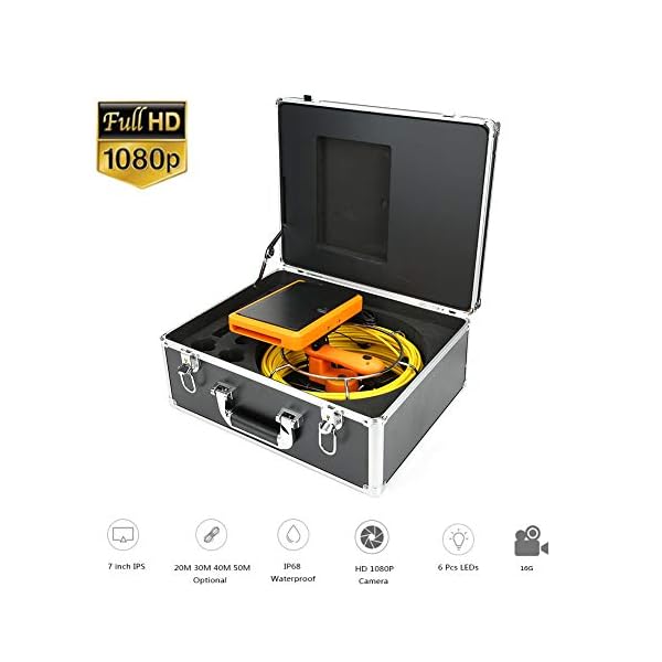 HD WiFi LCD wasserdichte Endoskopkamera für DVR-Aufnahme(50 meters) – Bild 6