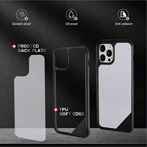 Clear Case Compatible with iPhone 12 Case, Designed for iPhone 12 Pro Case 6.1 Inch, Military Grade Clear Shockproof Drop Proof Phone Cover