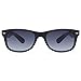 Gamma Ray Polarized UV400 Sunglasses Small – Gradient Gray Lens on Black Frame