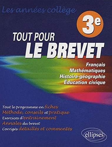 Download Tout pour le Brevet : Les années collège, 3e PDF
