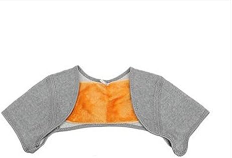 UGUAX Unisex Double Shoulder Support Brace Shoulder Charcoal Fiber Shoulder Warm Air Gear Pain Relief Heating Pad