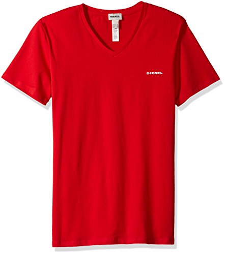 Diesel Men's Michael Single Tee, Chinese Red, L