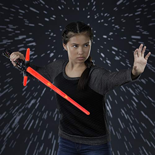 Hasbro Star Wars E3614EW1 Kylo Ren rotes Lichtschwert Spielzeug für Kinder ab 6 Jahren mit Lichtern, Sounds Plus Zugang… – Bild 7