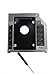 ZXUY Hard Drive SATA 2nd HDD Caddy Tray for Unibody 9.5mm Laptop CD/DVD-ROM Drive Slot (Replacement Only for SSD and HDD)