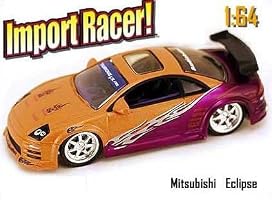 Jada Dub City Import Racer Orange & Purple Mitsubishi Eclipse 1:64