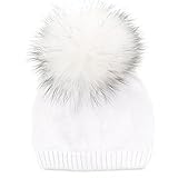 GZHILOVINGL 6-36 Month Kids Knit Pom Beanie Hat Baby Spring Cotton Crochet Bonnet