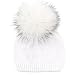 GZHILOVINGL 6-36 Month Kids Knit Pom Beanie Hat, Baby Winter Cotton Crochet Bonnet